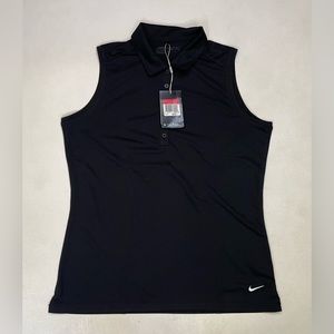NWT Nike Women’s Classic Sleeveless Collared Golf Polo - Size L